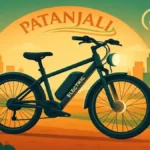 Patanjali Baba Ramdev launching new affordable e-bicycle priced at ₹4,999 with 80 km range and eco-friendly design in India
