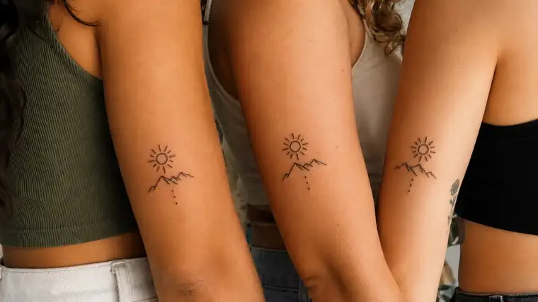 From matching tattoos to ear piercings: How girls are choosing permanent symbols for celebrating friendship