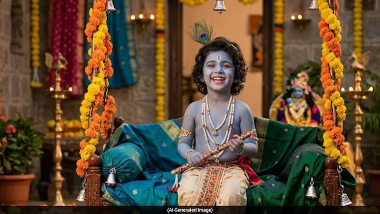 Happy Janmashtami 2026: 10 ChatGPT & Gemini AI Prompts To Transform Your Child's Photo Into Little Krishna